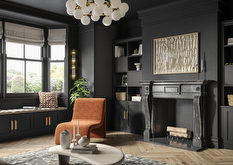 Marden fitted living room furniture in charcoal finish