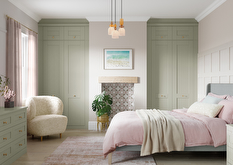 Croft French Grey Built In Bedroom Furniture