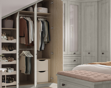 Willesley Nordic Grey Bedroom Interior