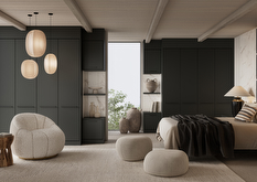 Tavira Charcoal Fitted Wardrobes