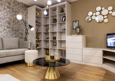 Radley cashmere fitted living room furniture in Chester showroom