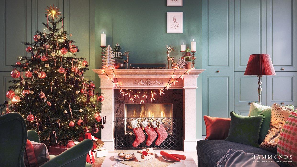 Christmas Living Room Decorations from Around the World 1