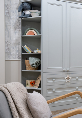 Cliveden Sea Salt fitted bedroom wardrobes