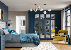 Marden Cobalt Mirrored Fitted Wardrobes