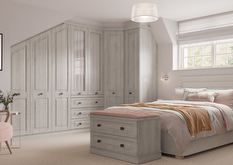 Willesley Nordic Grey Fitted Wardrobes for Sloping Ceilings